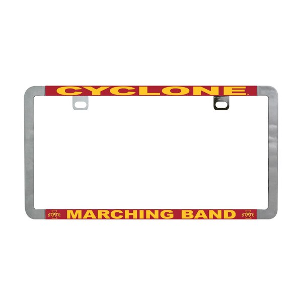 ISU Cyclone Marching Band I-State Cardinal and Gold License Plate